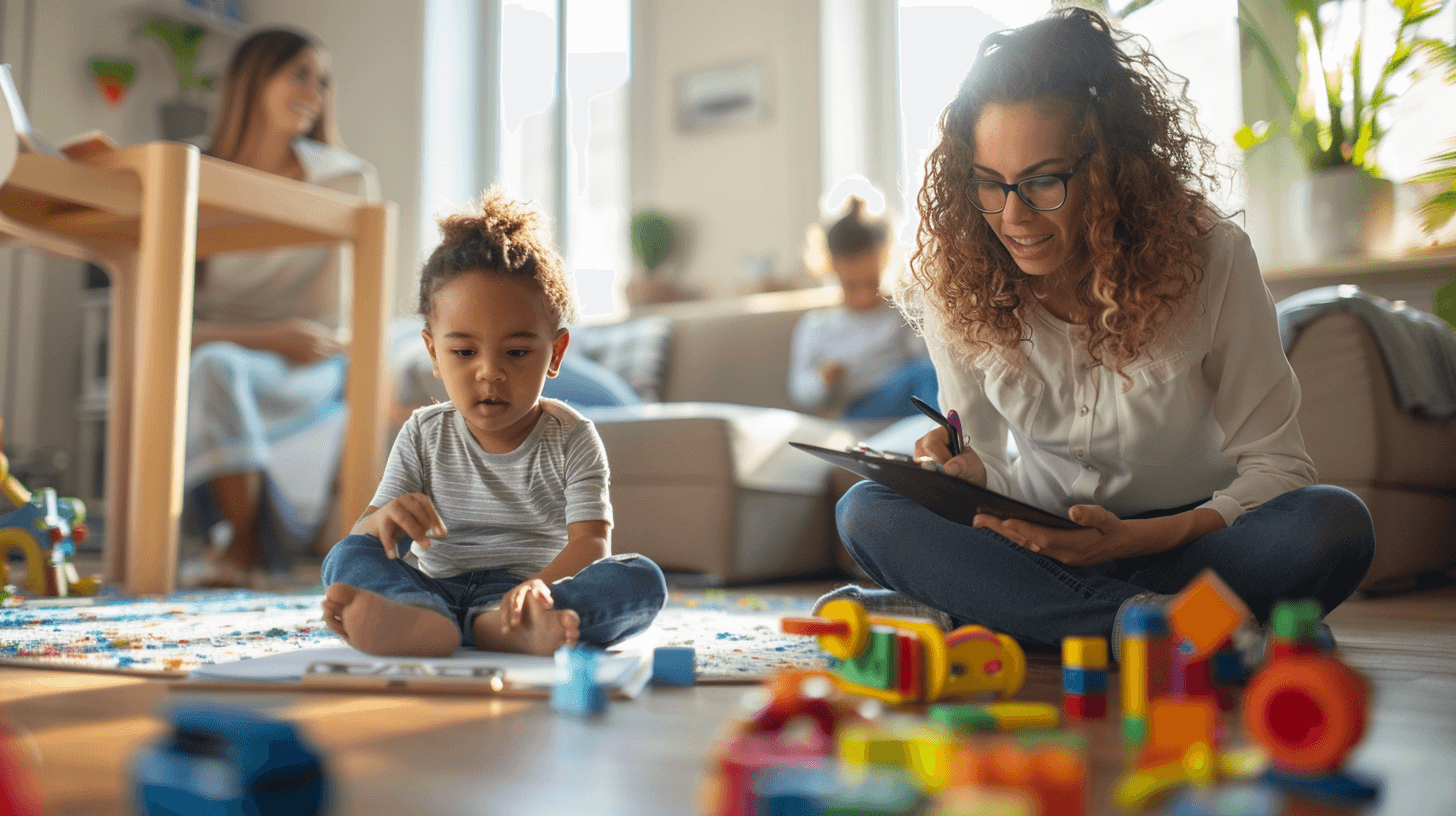 Developmental Specialist working with child